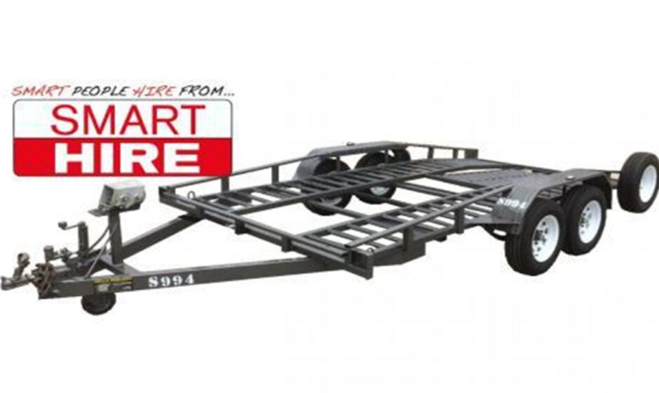 car trailer for vehicle transport